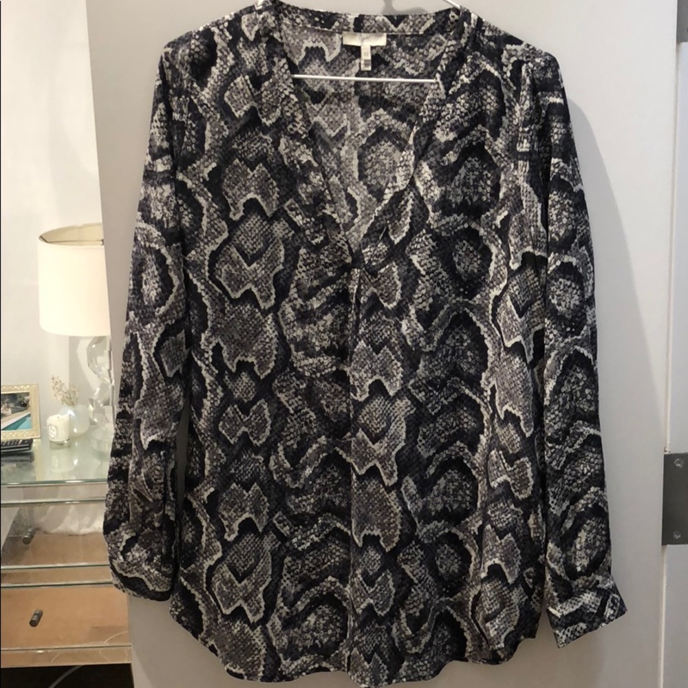 Joke snake skin print top